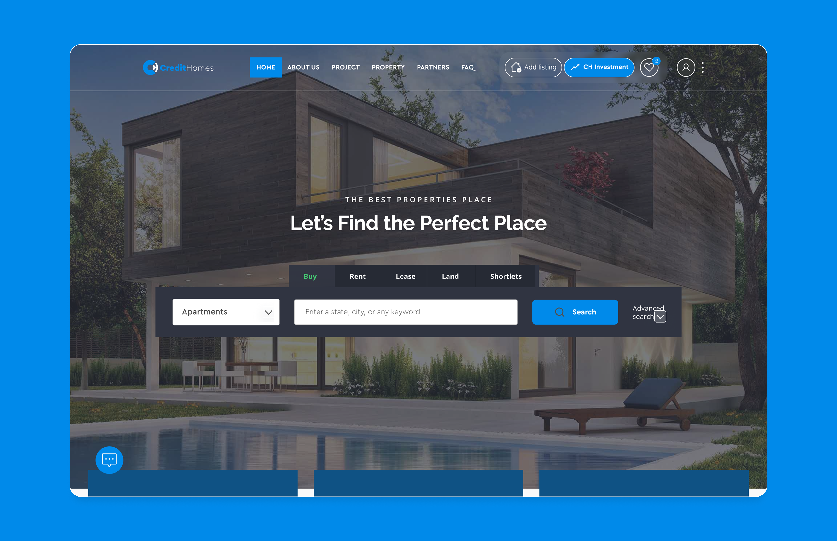 credit homes home page